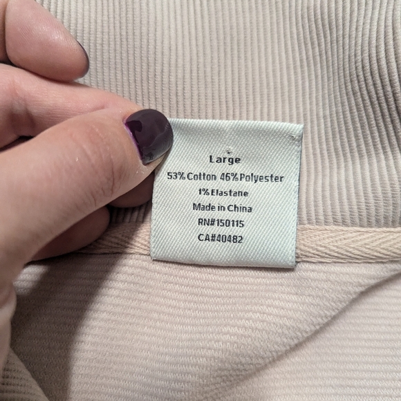 Varley vine half zip sweater, size large - Picture 3 of 5